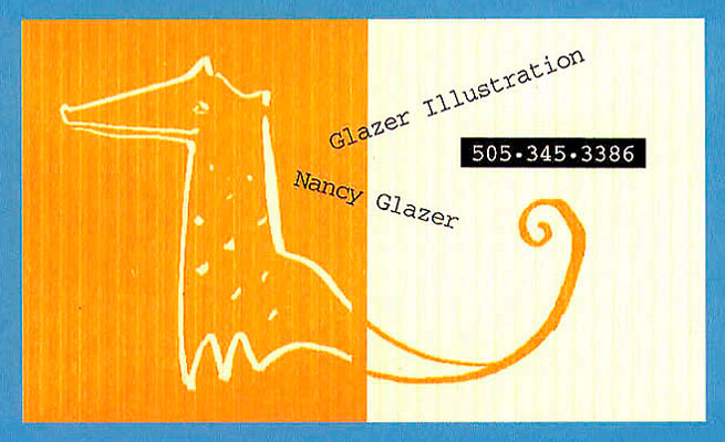 Визитная карточка Glazer Graphics Визитная карточка Glazer Graphics